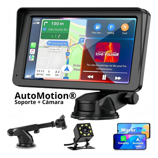 PROMO SEGUNDO 🚗 AutoMotion® - Pantalla Touch Inteligente Apple CarPlay y Android Auto Incluye Cámara De Reversa 📱✨
