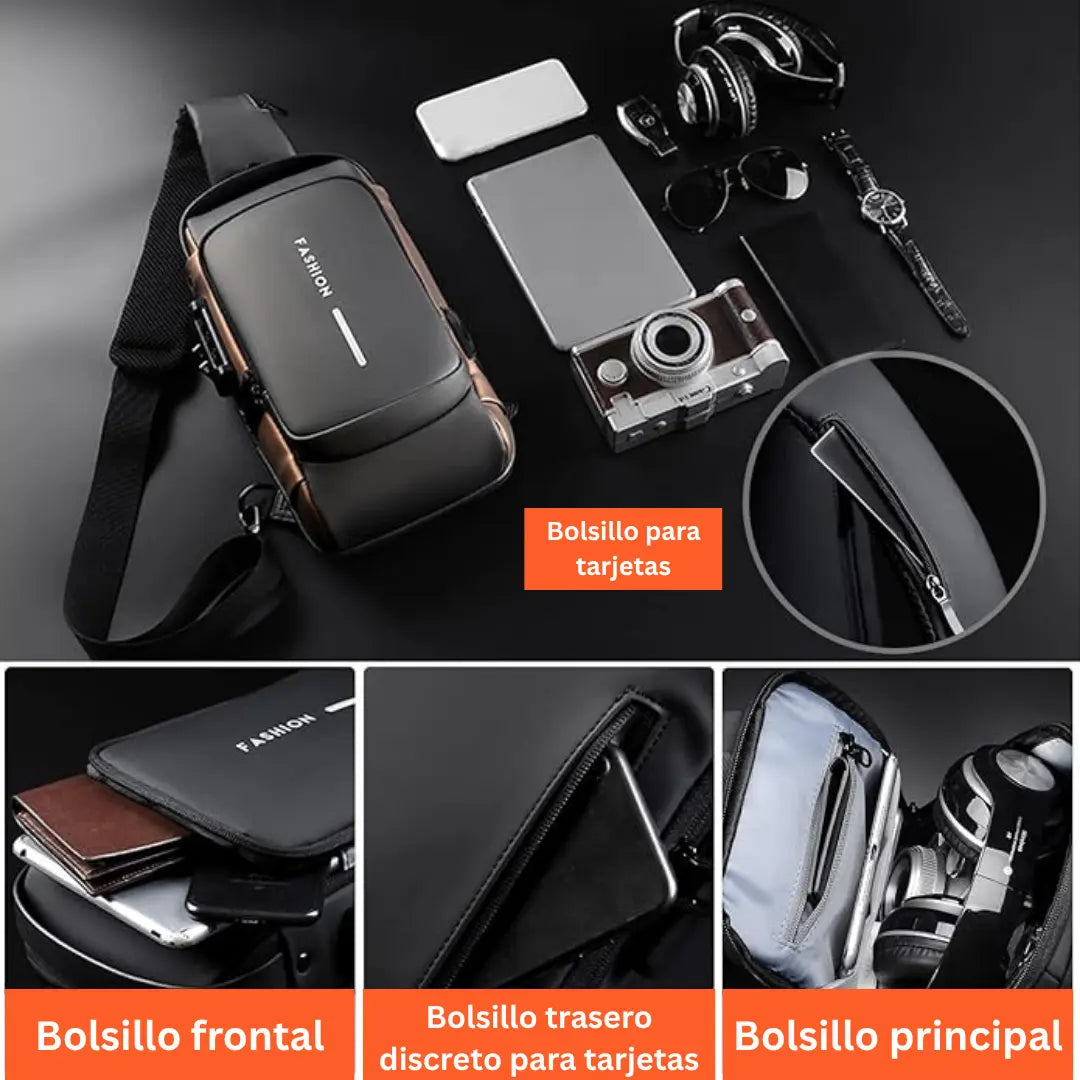 Mova® - Mochila Antirrobo Impermeable Con Carga USB