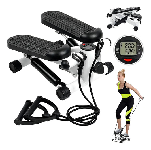 BodyStep Plus® – Mini Escaladora Fitness con Contador Digital y Ligas De  Resistencia